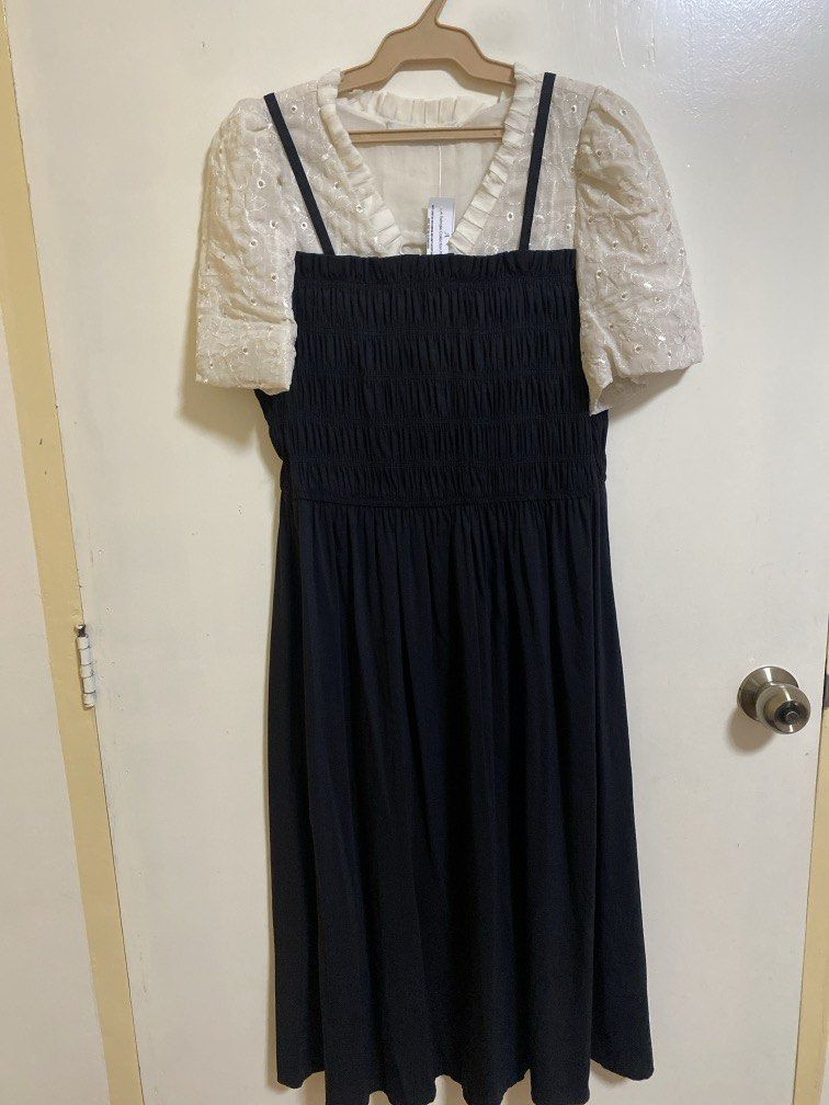 Black and beige eyelet dress (Category: Dresses) located in Quezon City. Submitted by amanda79146 (Listing ID 1438650492, Image 1). Description: .