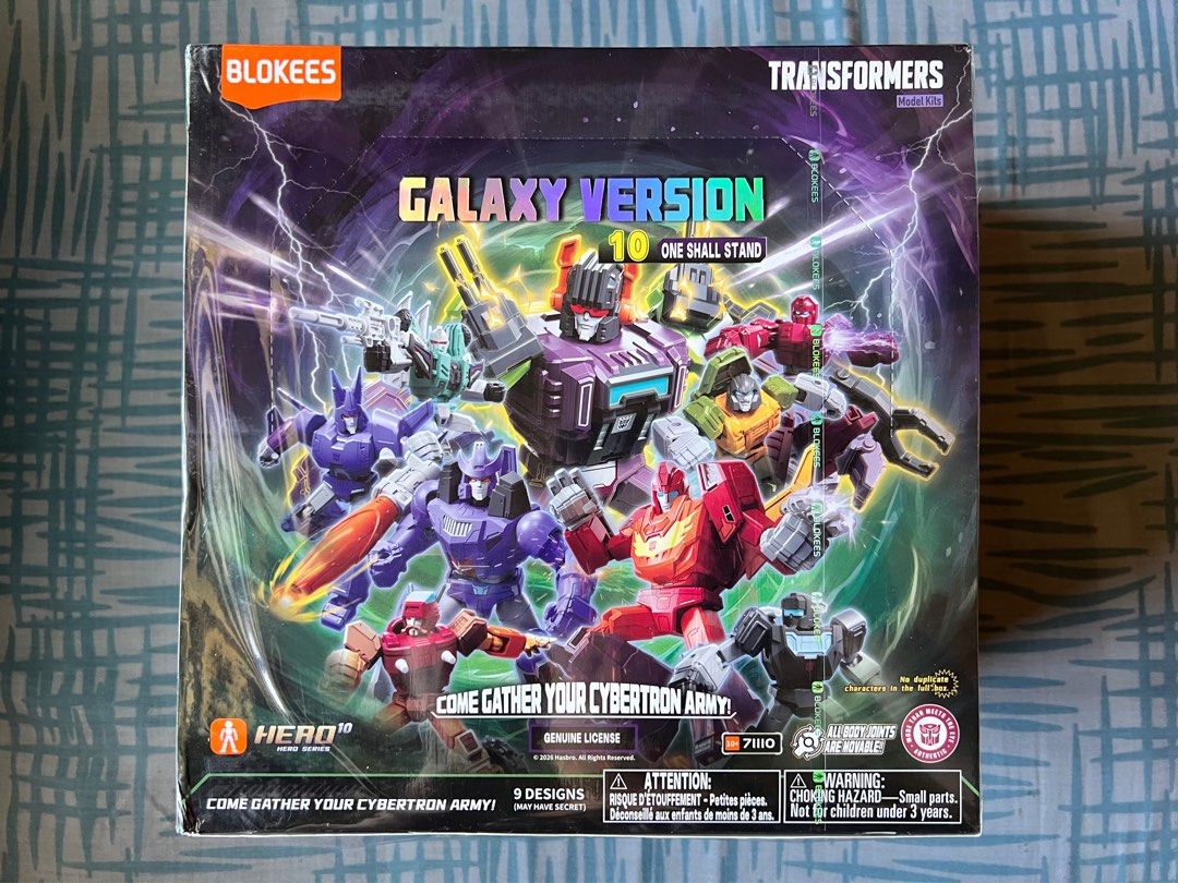 Blokees Transformers Galaxy Version 10 (Category: Action & Battle Toys) located in Makati City. Submitted by ivanjoshua24 (Listing ID 1438563164, Image 1). Description: 🤖 Transfomers Galaxy Version 10 Set (9 pcs): Php 3000 ❗️Complete and unbuilt, unscanned ❗️Set is confirmed: Regular Rodimus Prime Meet-ups: Makati (Evangelista | Waltermart | Ayala) Pasay (Libertad | Gil Puyat) LRT Station (Libertad to Tayuman, by schedule) GrabExpress | Lalamove