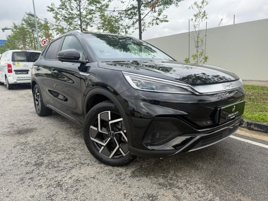 BYD Atto 3 Electric [150kW] 60.5 kWh (A) (Category: Used Cars) located in Singapore. Submitted by preciseauto (Listing ID 1438650992, Image 1). Description: 🔥🔥BOSS SAY ALL MUST GO CLEARANCE SALE🔥🔥 🚨CHEAPEST CARS IN THE MARKET🚨 🚘$500 DRIVEAWAY🚘 🏦LOWEST INTEREST FROM 1.48%🏦 🟢1 YEAR WARRANTY🟢 🔧FREE 1 YEAR SERVICING🔧 🏬 Vehicle 120 Points INSPECTION CHECK By In House Workshop BEFORE we put them for SALE 🚕 PHV Drivers Welcomed 🔁 High T