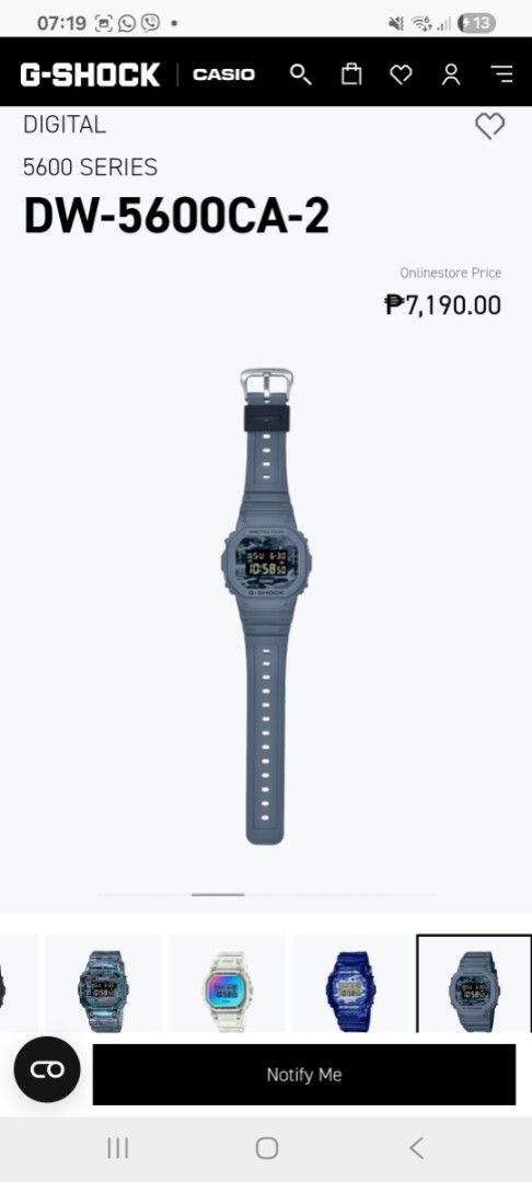 Casio G-Shock DW-5600CA-2 Digital Watch (Category: Men's Watches) located in Manila. Submitted by raymondgo06233 (Listing ID 1438693437, Image 2). Description: - Casio G-Shock DW-5600CA-2 - Shock-resistant - 200m water resistance - Digital display with electro-luminescent backlight - Features: Alarm, hourly time signal, full auto-calendar - Approximately 2-year battery life - Resin case and band.