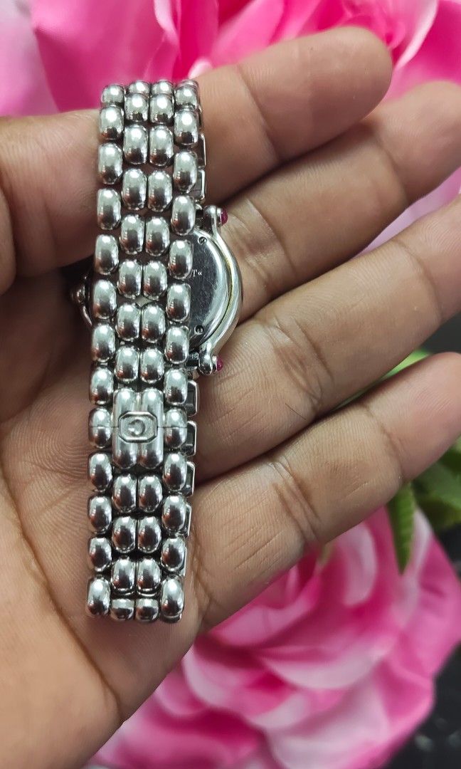 Chopard ref 27/8250 moon and star (Category: Luxury Watches) located in Manila. Submitted by javiermarvin (Listing ID 1438611980, Image 2). Description: Chopard ref 27/8250 moon and star 26mm Quartz Dancing diamonds Ladies 7inches bracelet size Roman dial.