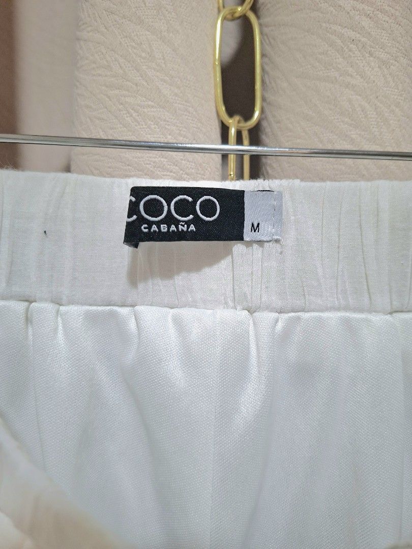 Coco Cabana White Embroidered Shorts - Size M (Category: Shorts) located in Batangas. Submitted by sell_ph (Listing ID 1438616920, Image 3). Description: - Coco Cabana white shorts - Size: M - Features: Embroidered details, drawstring waist, two pockets - Fabric: Lightweight, ideal for warm weather - Versatile style: Can be dressed up or down - Waist 24-32 - Length 14.
