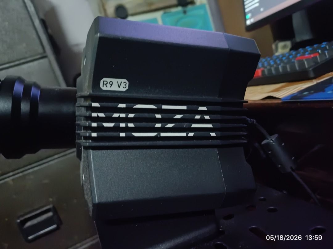 COMPLETE MOZA R9 V3 SIM RACING / DRIFT SETUP, Video Gaming, Gaming ...