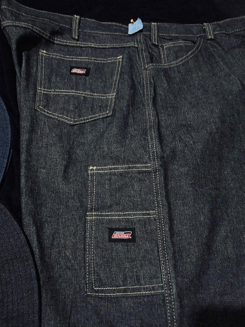 Dickies Genuine Double Patch (Category: Jeans) located in Manila. Submitted by cozythrift. (Listing ID 1438514546, Image 3). Description: Genuine Dickies Raw Denim Double Patch -Super Crispy & Excellent Condition -Flawless L: 29 W: 42 9.8/10 Color rate 🏷️₱1199 Pm for other Pics📩.