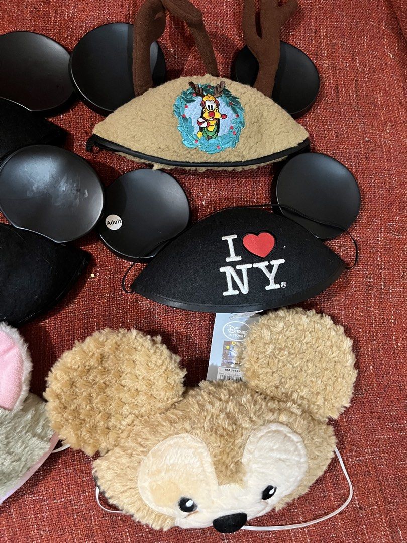 Disney Disneyland Caps Merch (Category: Caps & Hats) located in Caloocan City. Submitted by snapshop_ph (Listing ID 1438551199, Image 3). Description: - Authentic Disney Disneyland Caps - Various designs available (Mickey Mouse ears, character-themed, 'I ❤️ NY') - Perfect for Disney fans of all ages - A fun accessory to show your love for Disney - 450 each.