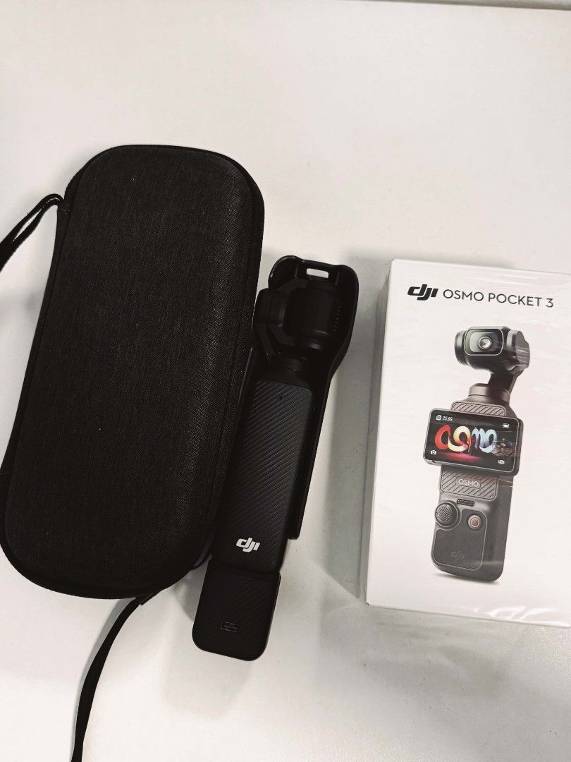 DJI Osmo Pocket 3 (Category: Cameras) located in Antipolo. Submitted by evangelistadaniela51263 (Listing ID 1438583638, Image 1). Description: DJI Osmo Pocket 3 (Standard Combo) Selling Price: 21k (negotiable) Original Price: 28k Bought last November 2025 Rfs: Will buy DJI Osmo Nano.