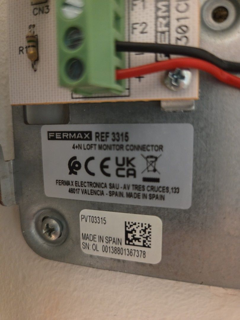 Fermax Intercom System457682421925160963