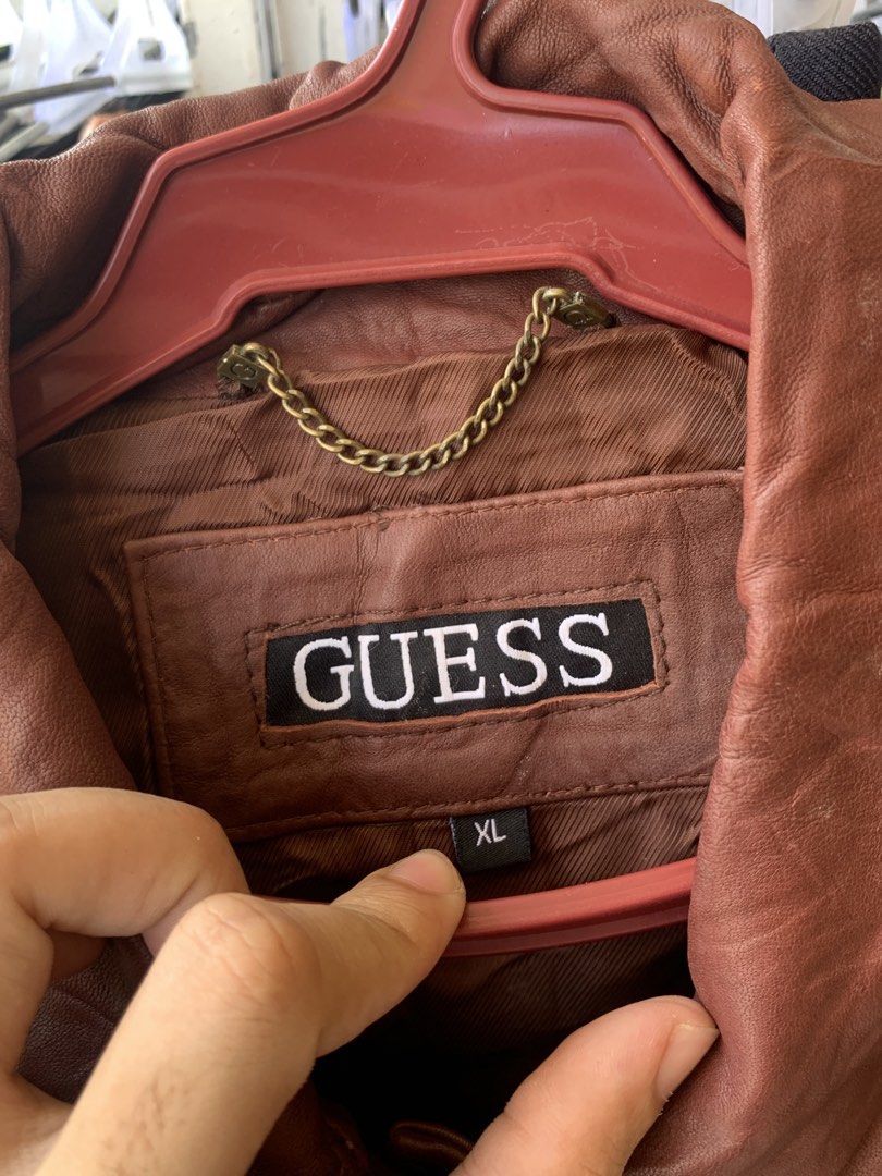 Guess Leather Jacket For Women’s (Category: Coats, Jackets and Outerwear) located in Davao. Submitted by mysticeagle-2763 (Listing ID 1438551800, Image 2). Description: Fittings Small to Medium .