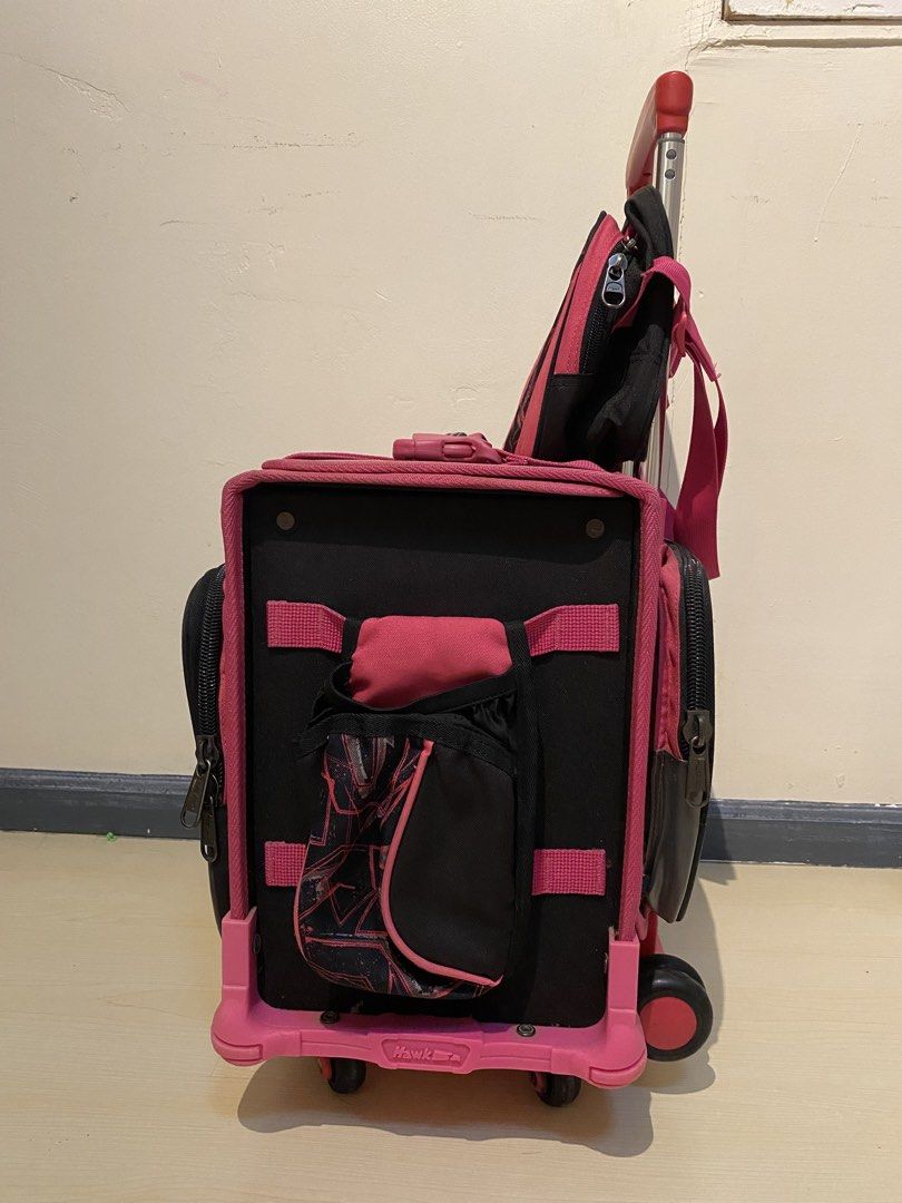 Hawk Stroller Bag (Category: Strollers) located in Santa Rosa. Submitted by aeyalaine (Listing ID 1438612284, Image 3). Description: H@wk big stroller bag Bought at around 5k Selling for 2800 only Good used condition (9/10 condition) No flaws, just signs of usage 1 school year lang nagamit, halos bago pa. Hindi din pudpod ang gulong. Very spacious, kasyang kasya lahat ng books at notebooks. Madaming bulsa..