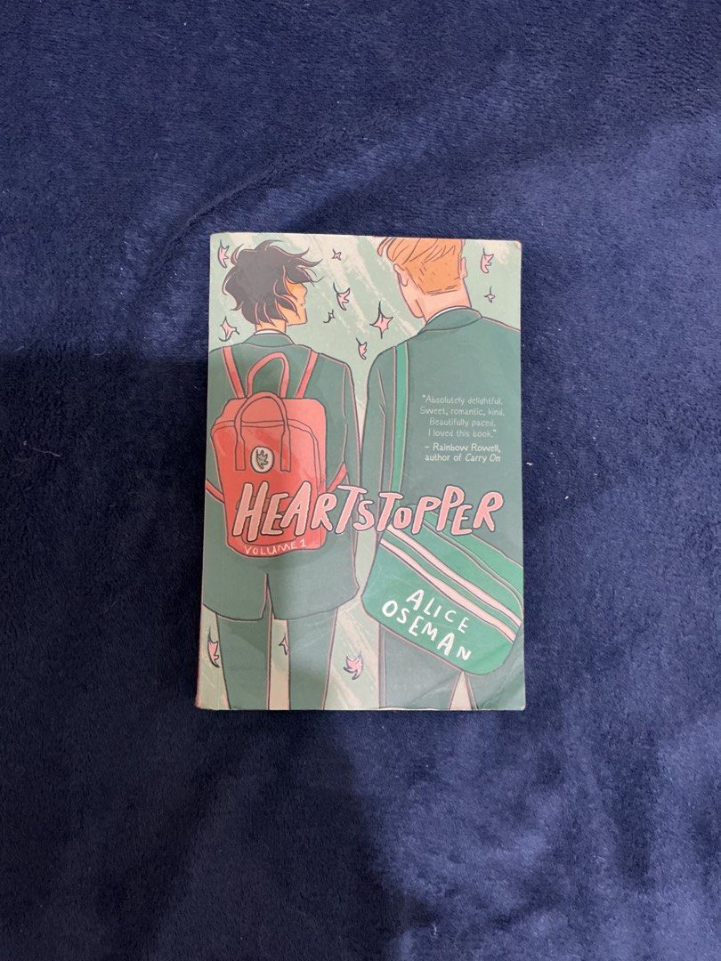 Heartstopper - volume 1 (Category: Storybooks) located in Pasig City. Submitted by jamesreyassified (Listing ID 1438674770, Image 1). Description: Some minor dents on the edges, aside from that the pages are in great condition! MOP: Gcash, Maya (25₱ discount if maya used for payment.) Feek free to dm for details! :).