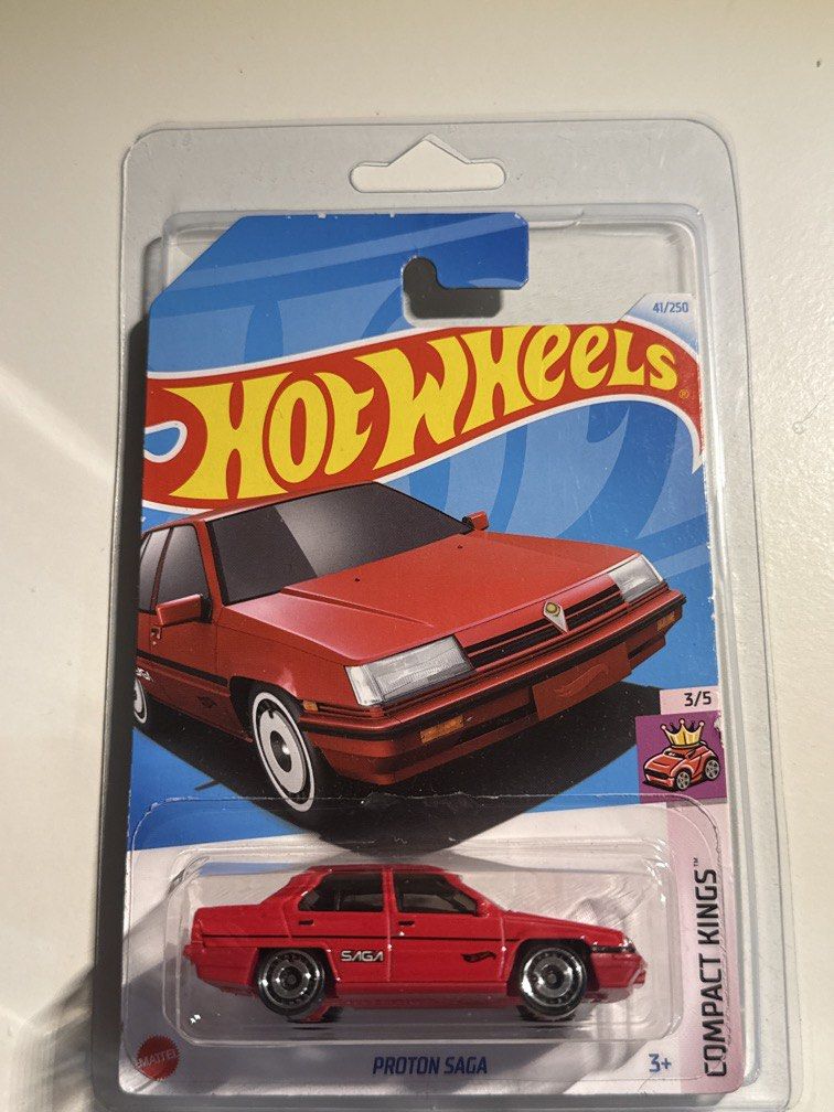 Hot Wheels - Proton Saga (Category: Toys & Games) located in Singapore. Submitted by apytzbank (Listing ID 1438620337, Image 3). Description: 🔥 Hot Wheels Proton Saga Red 🔥 Beautiful red Proton Saga from Compact Kings series. ✅ With protector Popular casting among Proton and Malaysian collectors. 💰 Price: S$18 negotiable #hot wheels #proton #protonsaga #malaysia #diecast #collector.