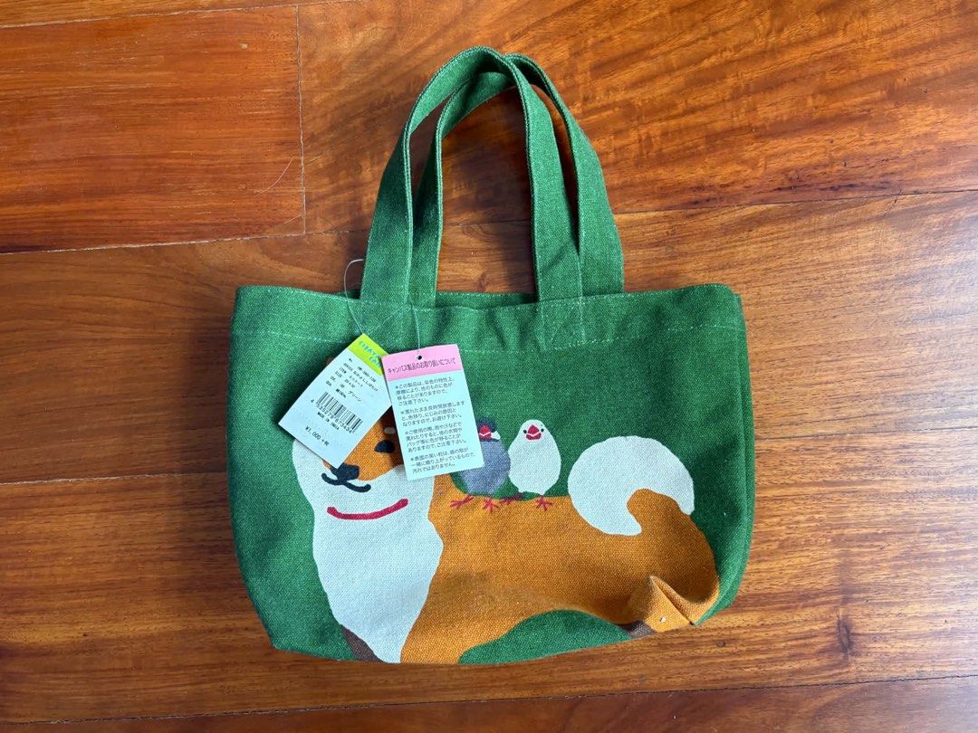 Japanese Shiba Inu Bag (Category: Tote Bags) located in San Juan City. Submitted by outwithit (Listing ID 1438523921, Image 1). Description: Dm for more information -More pictures about the product -Close up pictures -Type of material RFS: Decluttering Can negotiate if buying 2 or more items Delivery fee will be shouldered by buyer From Japan Kinda small DM for measurements .