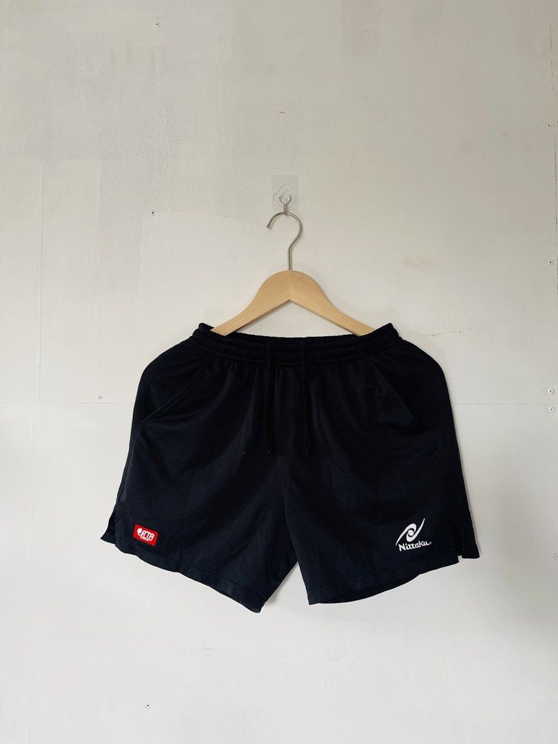 JTT/Nittaku Black Shorts (Category: Shorts) located in Cotabato. Submitted by aripov11 (Listing ID 1438617709, Image 3). Description: - Black shorts - Drawstring waist - Features JTT and Nittaku logos - Side pockets - Breathable material - Comfortable fit - Ideal for sports and everyday wear.