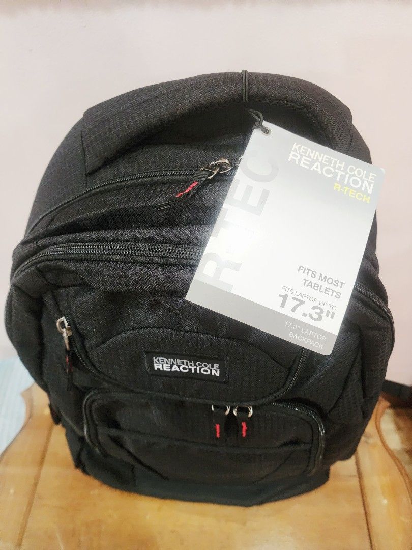 Kenneth Cole Reaction R-Tech Nylon Backpack (Category: Backpacks) located in Valenzuela. Submitted by absolutelychick (Listing ID 1324735776, Image 2). Description: can fit 17.3" laptop jrs, lbc, j&t lalamove/grab ready.