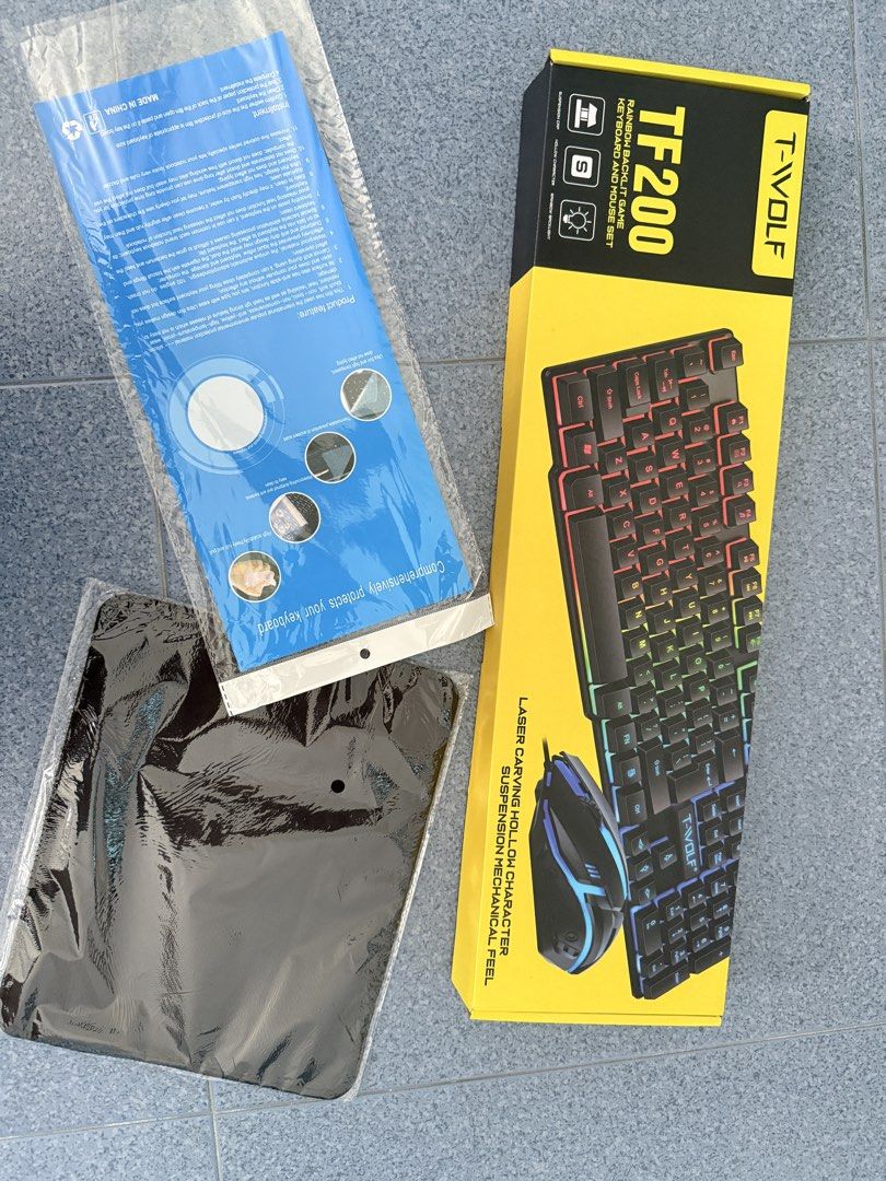 Keyboard and Mouse Set T-Wolf TF200457490748188938240