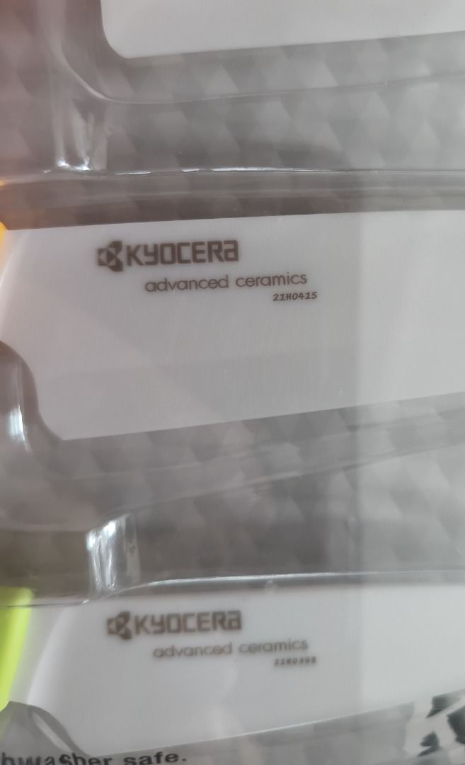 Kyocera Ceramic Knife 3pc Set Santoku Utility Paring457441458846453762