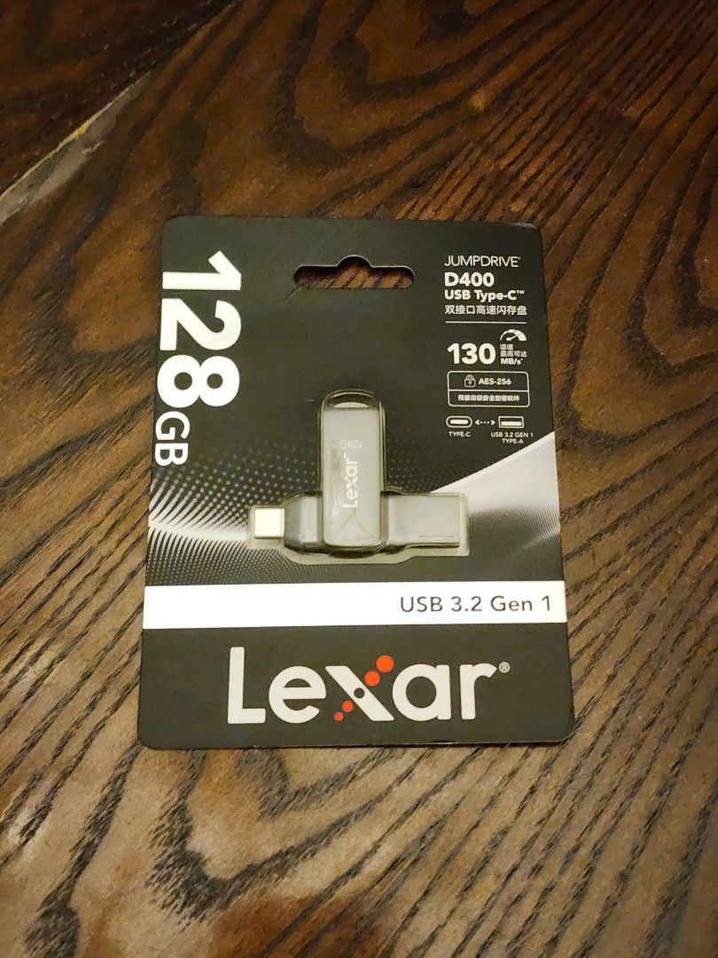 Lexar JumpDrive D400 128GB USB Type-C Flash Drive457619324693401600