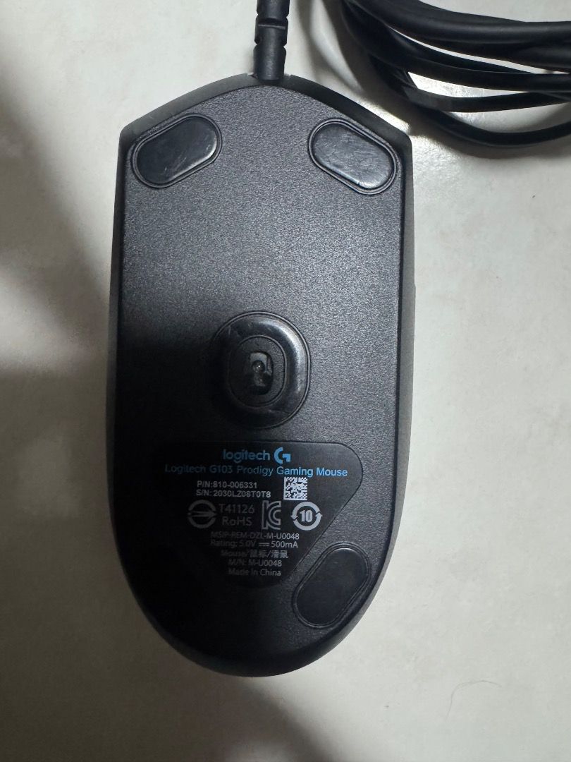 Logitech G103 Prodigy Gaming Mouse457827140250511361