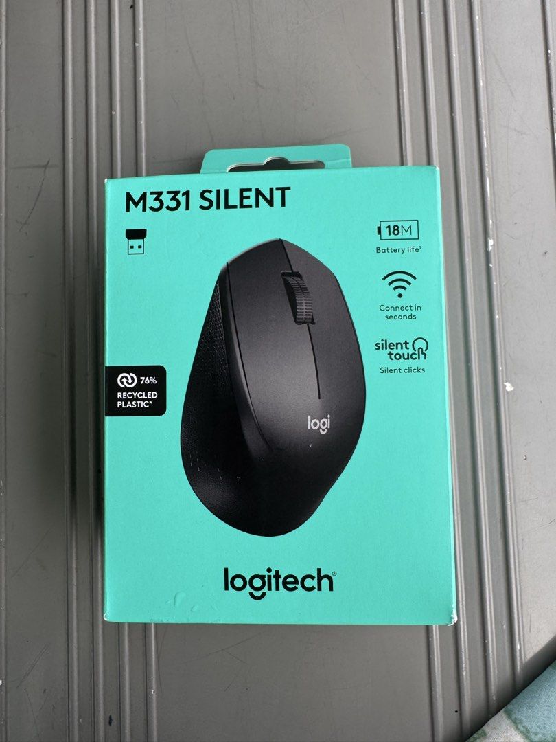 Logitech M331 Silent Wireless Mouse - Brand New457260636046643200