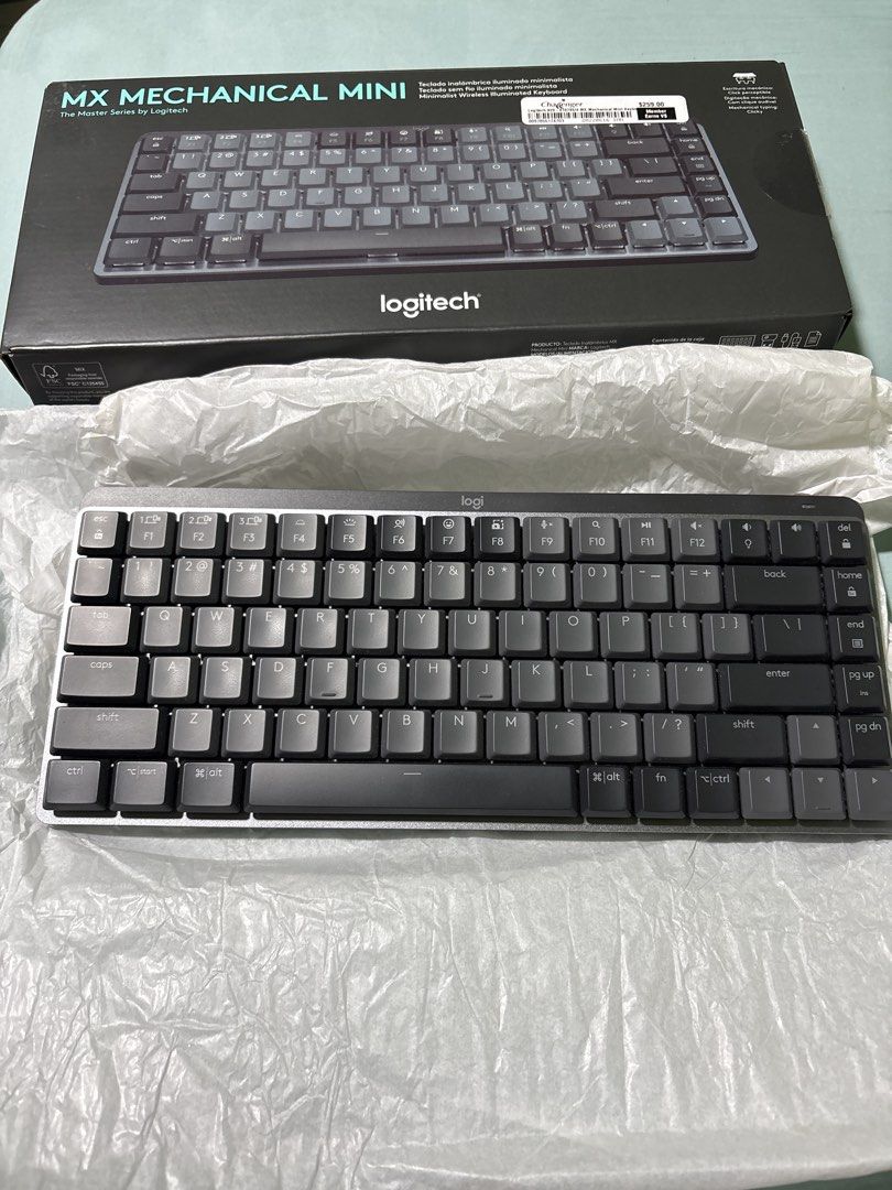 Logitech MX Mechanical Mini Keyboard - Grey457719652686254080