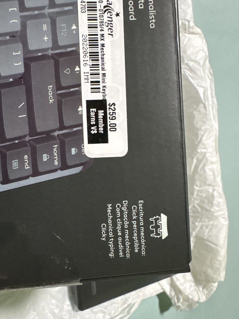 Logitech MX Mechanical Mini Keyboard - Grey457719652686254083