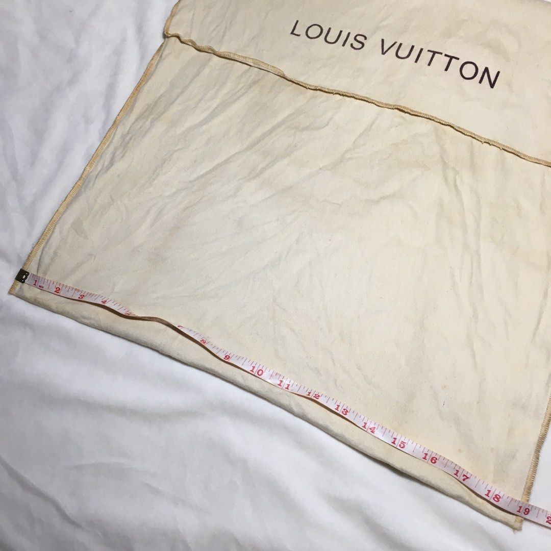 Louis Vuitton Dust Bag (Category: Luxury Bags & Wallets) located in Paranaque City. Submitted by dresswell.ph (Listing ID 1438674392, Image 3). Description: Louis Vuitton Dust Bag 19 x 18 inches.