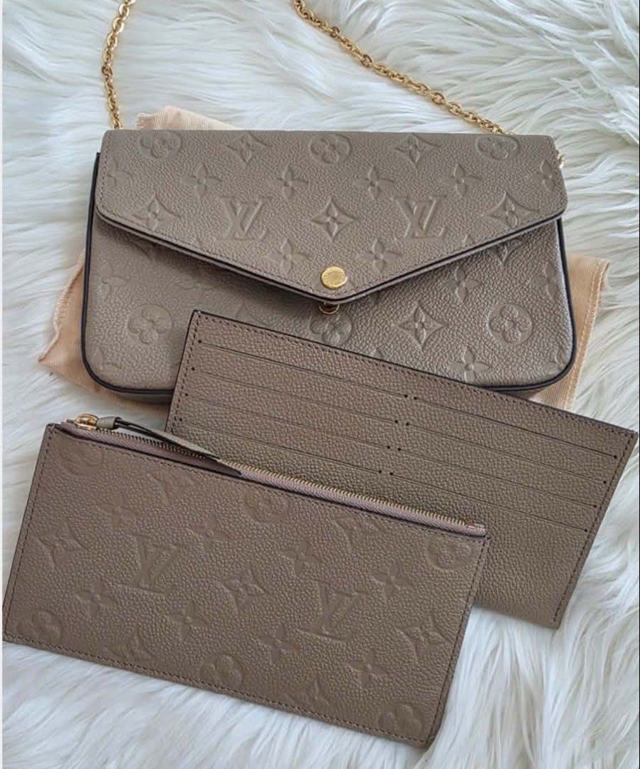 Louis Vuitton Felicie (Category: Luxury Bags & Wallets) located in Caloocan City. Submitted by legala711 (Listing ID 1438653305, Image 1). Description: BNEW Authentic Louis Vuitton Felicie Pochette - Comes with a dust bag 90,000 .