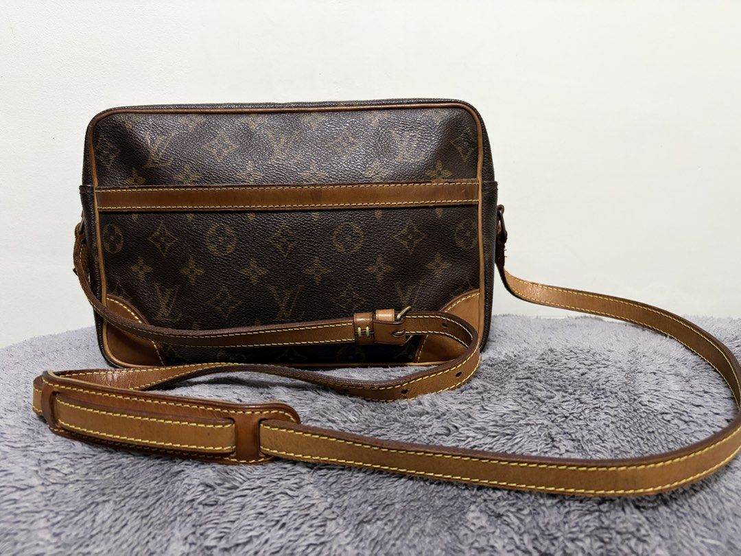 Louis Vuitton Monogram TrocaderoBag (Category: Luxury Bags & Wallets) located in Tanza. Submitted by iamdhana (Listing ID 1438571570, Image 1). Description: DECLUTERRING SALE! Pre-loved Coded Bought in Japan Generally smooth except strap (common issue of Trocadero) and the inside of the inside-zipped compartment (look at the last two pictures) - Monogram shoulder bag - Iconic monogram canvas - Adjustable long strap - Top zipper closure - Front po