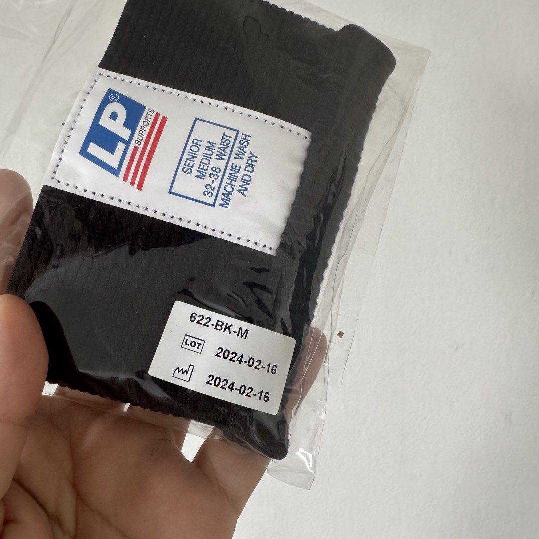LP SUPPORT 622 BLACK Athletic Supporter (Category: Braces, Support & Protection) located in Manila. Submitted by miskym (Listing ID 1438551707, Image 3). Description: Wholesale Price: 338.00/ea for 20pcs 360.00/ea for 10pcs 380.00/ea for 5pcs Retail Price: 423.00 Please refer to size chart for measurements All sizes are available ONHAND & READY TO SHIP!.