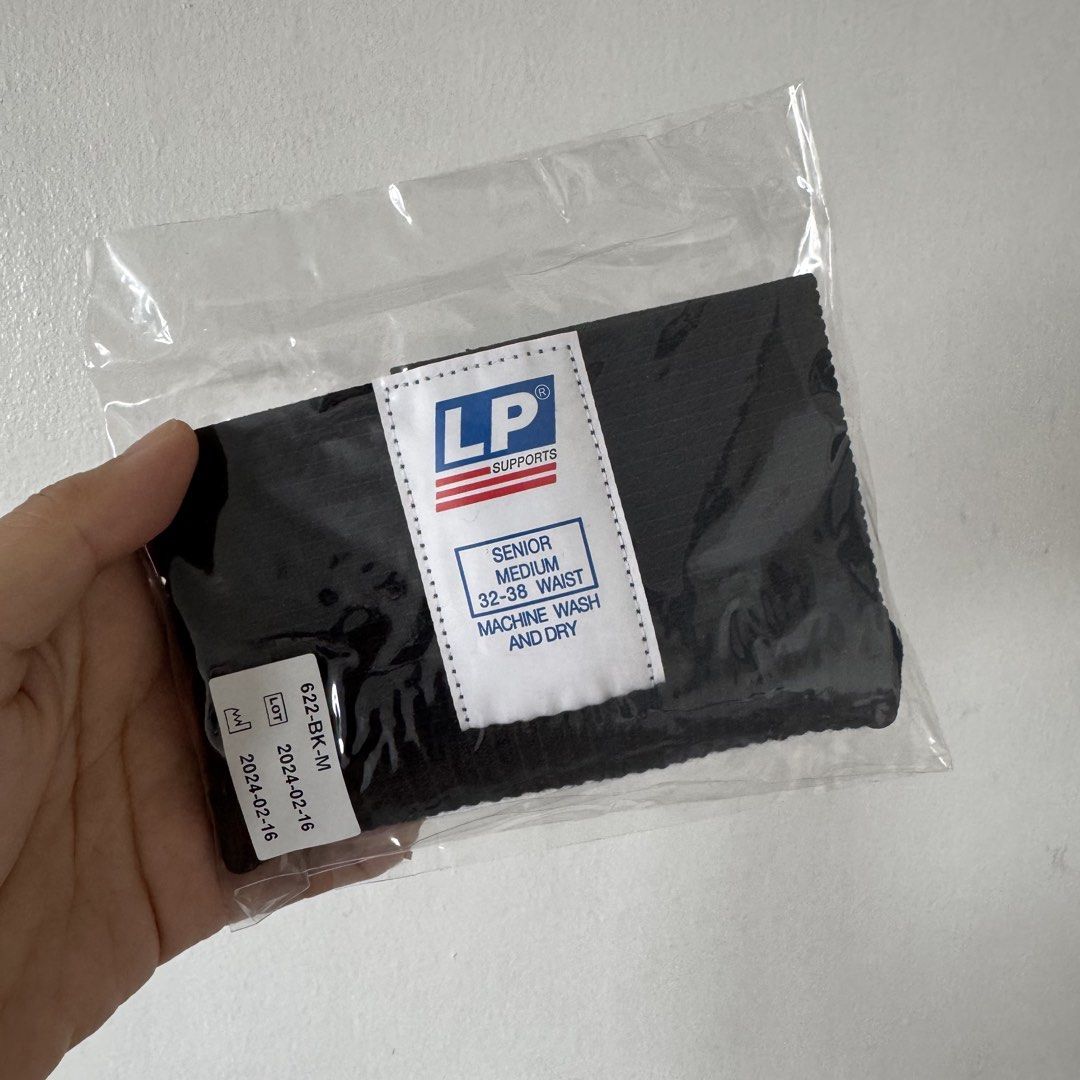 LP SUPPORT 622 BLACK Athletic Supporter (Category: Braces, Support & Protection) located in Manila. Submitted by miskym (Listing ID 1438551707, Image 2). Description: Wholesale Price: 338.00/ea for 20pcs 360.00/ea for 10pcs 380.00/ea for 5pcs Retail Price: 423.00 Please refer to size chart for measurements All sizes are available ONHAND & READY TO SHIP!.