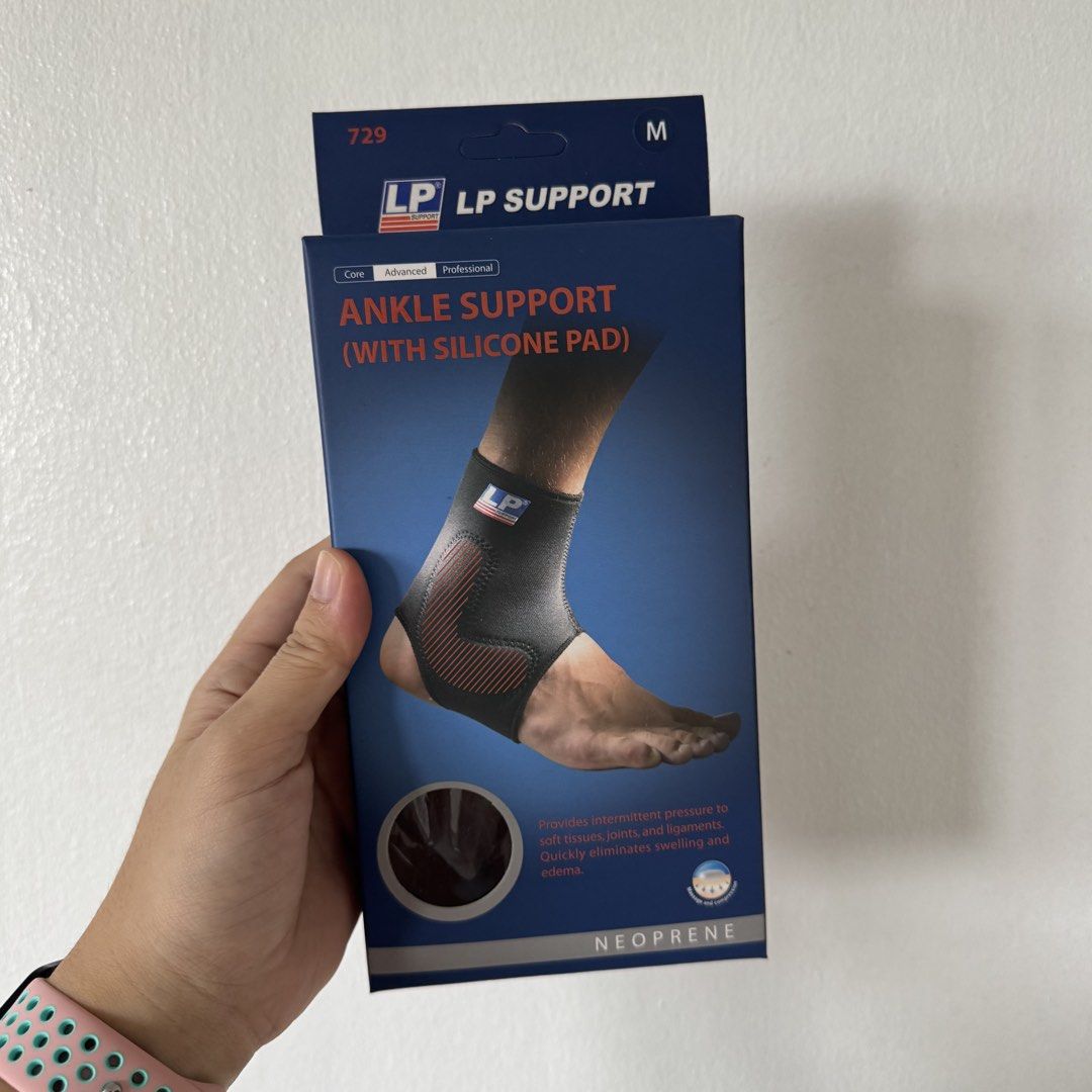 LP SUPPORT 729 Ankle Support (With Silicone Pad) 20pcs Bundle (Category: Braces, Support & Protection) located in Manila. Submitted by miskym (Listing ID 1438543553, Image 1). Description: Wholesale Price: 1,067.00/ea for 20pcs 1,134.00/ea for 10pcs 1,200.00/ea for 5pcs Retail Price: 1,333.50 Please refer to size chart for measurements All sizes are available ONHAND & READY TO SHIP!.