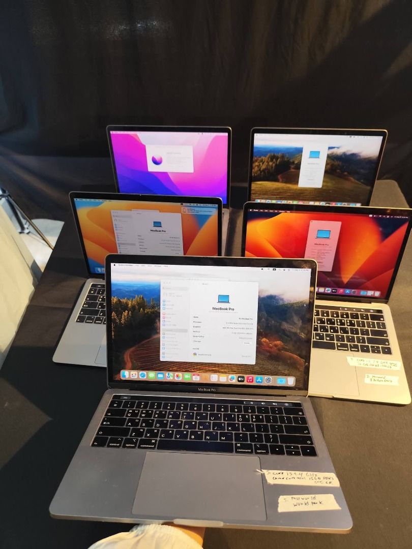 MacBook Pro 13" (2019) Used but not abused (Category: Laptops & Notebooks) located in Caloocan City. Submitted by charles-0721 (Listing ID 1438533801, Image 3). Description: ✨ QUICK SPECS: Memory: 16GB RAM (Effortless multitasking) Storage: 512GB Superfast SSD Processor: 2.4GHz Quad-Core Intel i5-8th Gen (Turbo up to 4.1GHz) Features: Touch Bar & Touch ID Condition: 100% Good working condition, Smooth performance, iCloud Logged Out. 🎁 INCLUSIONS