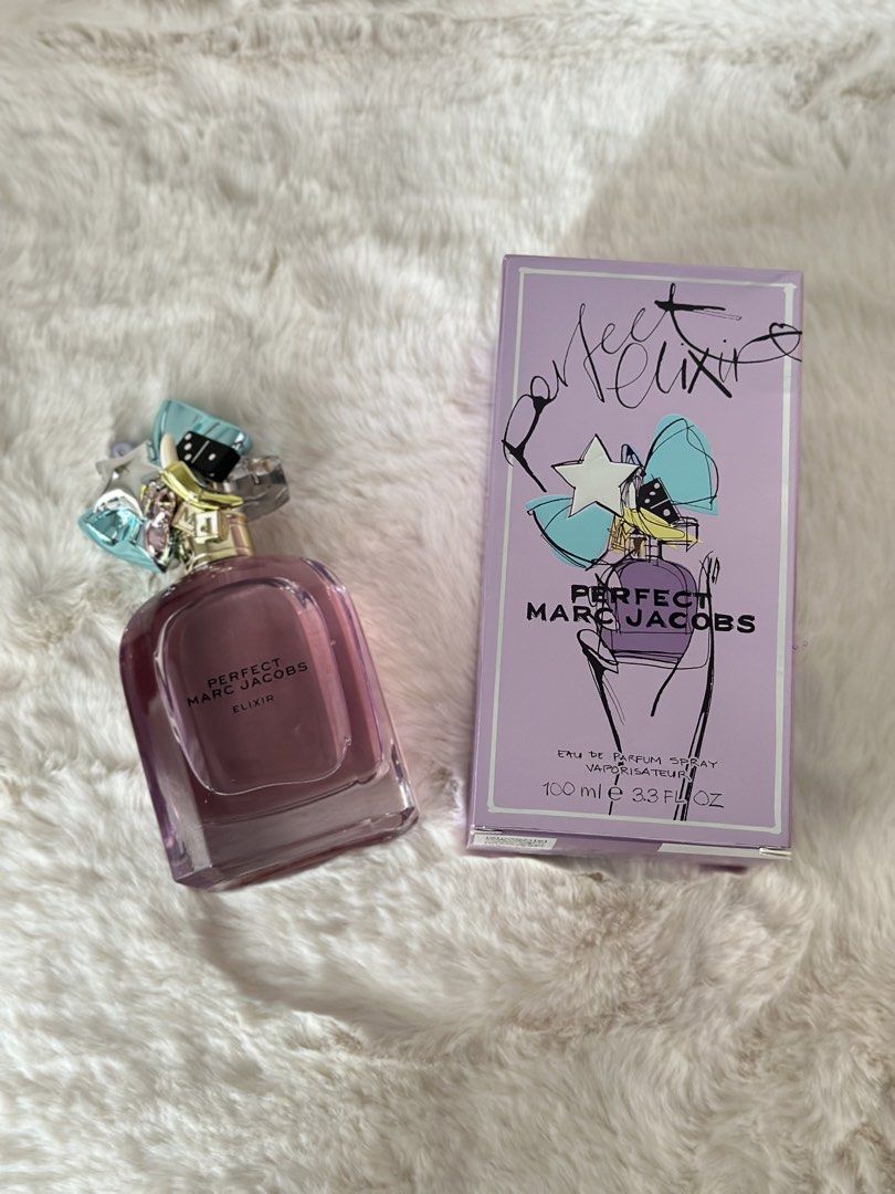 Marc Jacobs Perfect Elixir Eau de Parfum Spray 100ml (Category: Fragrance & Deodorants) located in Antipolo. Submitted by designwithclouds (Listing ID 1438589638, Image 1). Description: Marc Jacobs Perfect Elixir Eau de Parfum Spray - 100 ml / 3.3 fl oz - Includes original box .