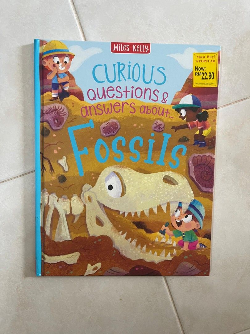 Miles Kelly Curious Questions & Answers About Fossils, Hobbies & Toys ...