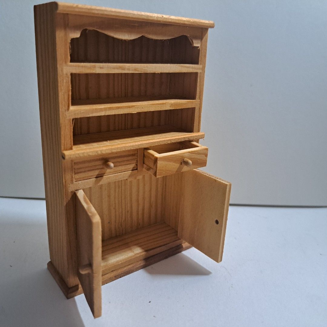 Miniature Wooden Kitchen Cabinet (Category: Shelves, Cabinets & Racks) located in M'Lang. Submitted by ardinelle.finds (Listing ID 1438657546, Image 3). Description: ~ plastic packaging has become yellow-ish due to long-term storage Feel free to check my listings ~♪ I am willing to give discounts when you buy multiple items 🌱 Location: North Cotabato, Mindanao Couriers accepted: Flash Express, LBC, J&T please don't hesitate to message me for que