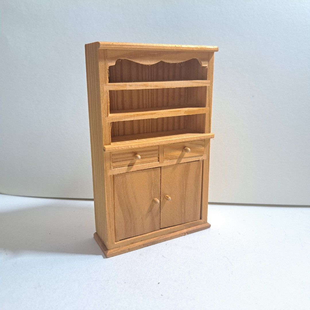 Miniature Wooden Kitchen Cabinet (Category: Shelves, Cabinets & Racks) located in M'Lang. Submitted by ardinelle.finds (Listing ID 1438657546, Image 2). Description: ~ plastic packaging has become yellow-ish due to long-term storage Feel free to check my listings ~♪ I am willing to give discounts when you buy multiple items 🌱 Location: North Cotabato, Mindanao Couriers accepted: Flash Express, LBC, J&T please don't hesitate to message me for que