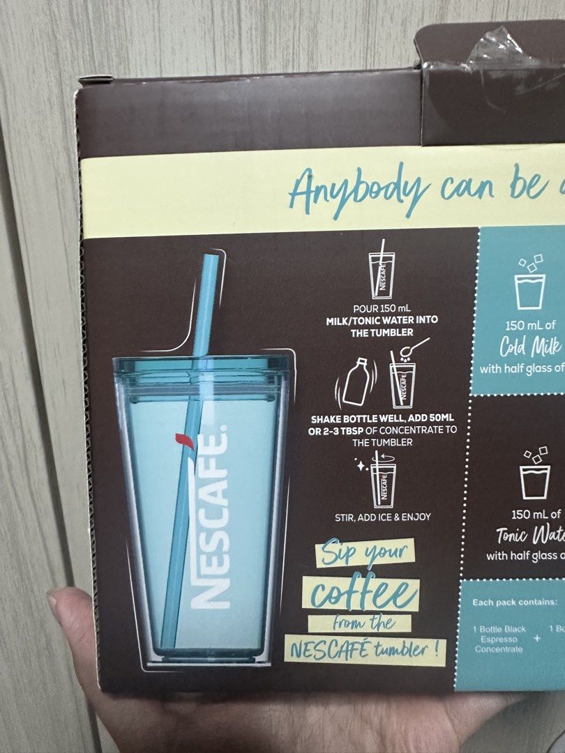 Nescafe Tumbler with Straw457683272331448322