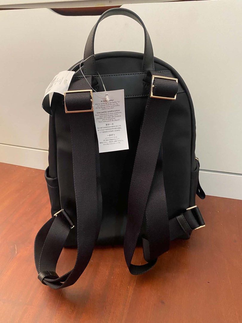 New unused Kate Spade Chelsea Medium Backpack (Category: Backpacks) located in Rizal. Submitted by mj_arce (Listing ID 1438563560, Image 3). Description: - Black Kate Spade Chelsea medium backpack - Front zip pocket - Top handle - Adjustable shoulder straps - Gold-tone hardware - Zip closure - Includes tag with CAD and USD price UNUSED WITH TAGS sf c/o buyer pick up Alabang or BGC Taguig.