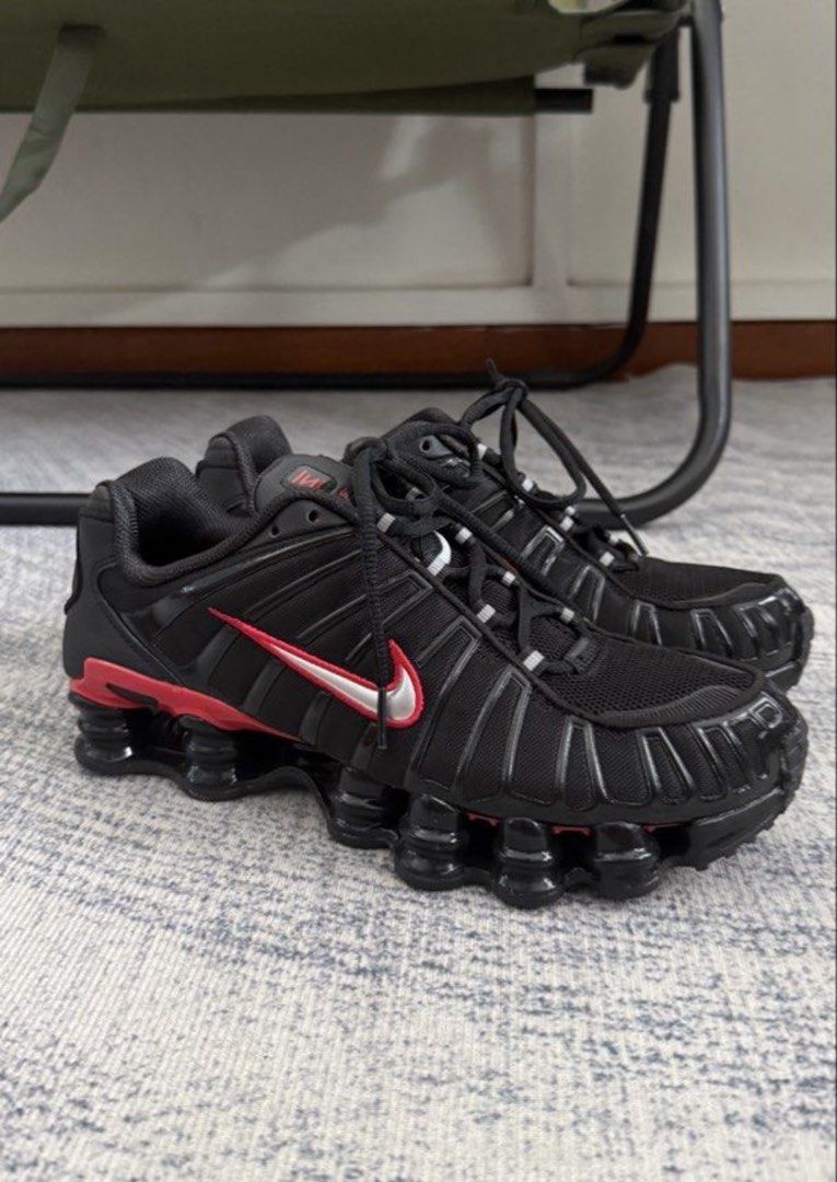 Nike shox (you can negotiate ) (Category: Sneakers) located in Manila. Submitted by happy_purto (Listing ID 1438638403, Image 1). Description: I bought it in singapore mga 256 sgd converted it to 12k plus pesos 2 times lng ginamit kasi mas maganda white ko and gusto ko na tapon you can offer ano price mo .