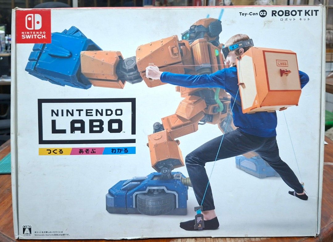 Nintendo Switch Nintendo Labo 02: Robot Kit (READ DESCRIPTION FOR FULL DETAILS) (Category: Nintendo) located in Bulacan. Submitted by buymystuff.doit (Listing ID 1438680064, Image 1). Description: Price: 1.2k Php Condition: Damaged box. Complete and unassembled Nintendo Labo robot kit, BUT the game cartridge is for Toy-Con 01: Variety Kit. Absolutely Authentic. No bootleg garbage here. Meetups ONLY within Marilao, Bulacan area. Shipping via Lalam