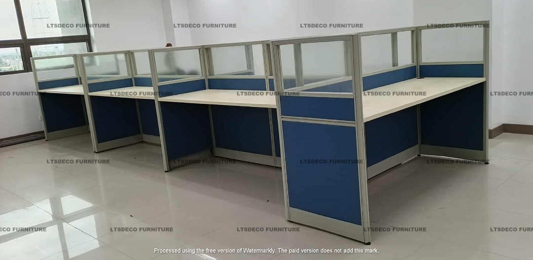 Office Cubicle Workstation with Dividers Office Partition, Furniture ...