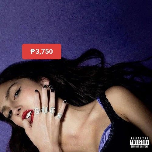 Olivia Rodrigo - Guts (Category: CDs & DVDs) located in Manila. Submitted by jhenaloymerchandise (Listing ID 1438536886, Image 1). Description: Olivia Rodrigo - Guts = ₱3,750 Brand New sealed.