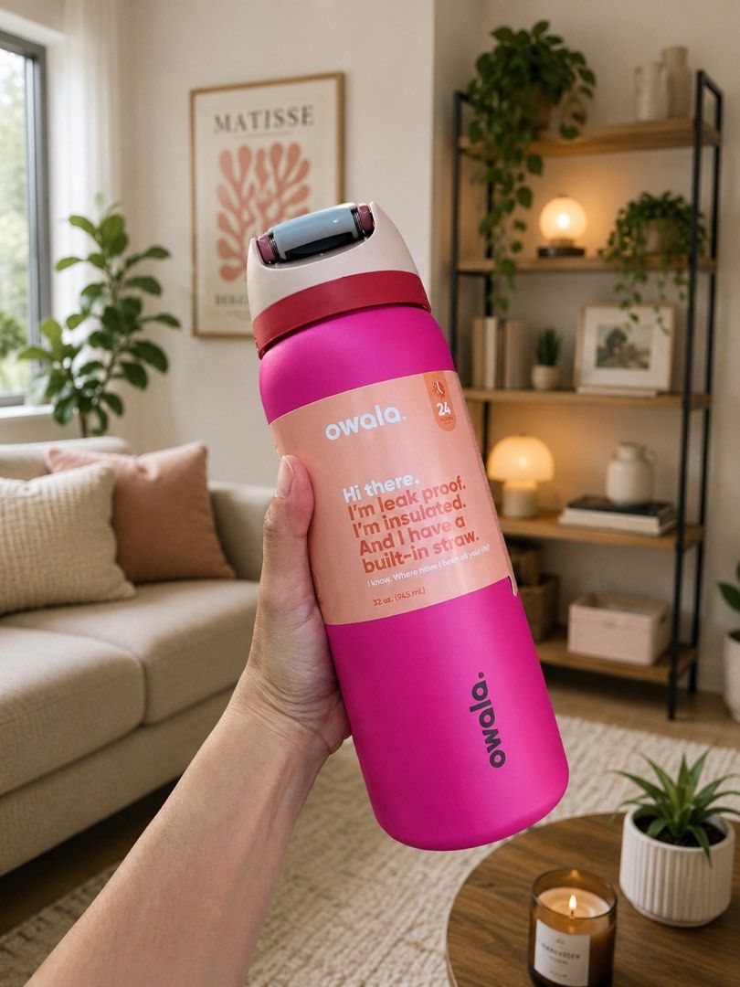 Owala Freesip Rose Red 32oz/ 945ml458090657633413120