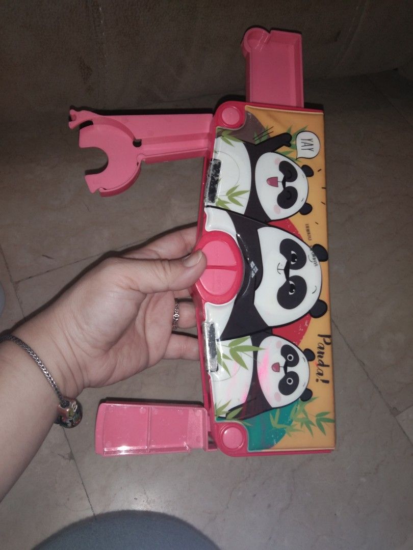 Panda pencil case with compartments (Category: Cases & Sleeves) located in Quezon City. Submitted by eidorableshop (Listing ID 1438576240, Image 2). Description: .