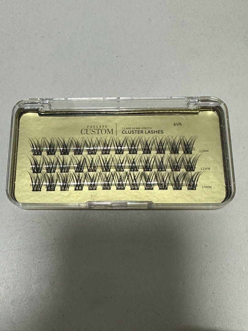 Paulash Cluster Eyelashes (Category: Makeup) located in Cainta. Submitted by sploot1 (Listing ID 1438625706, Image 1). Description: All brand new no issues bought from 🍊 250 each last price na since brand new Rouge Evil Wicked Villain RFS declutter Can do shipping via lalamove Gcash payment only via shipping.
