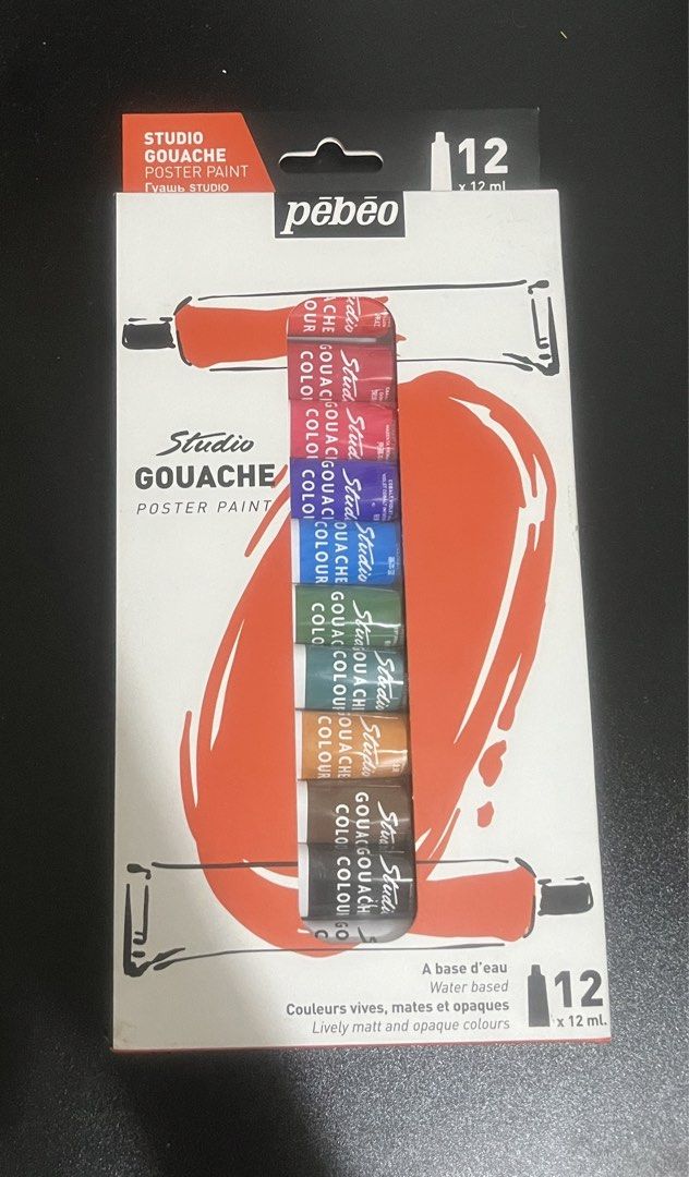 Pebeo Gouache (Category: Art & Prints) located in Manila. Submitted by anniemarie118 (Listing ID 1438587176, Image 1). Description: .