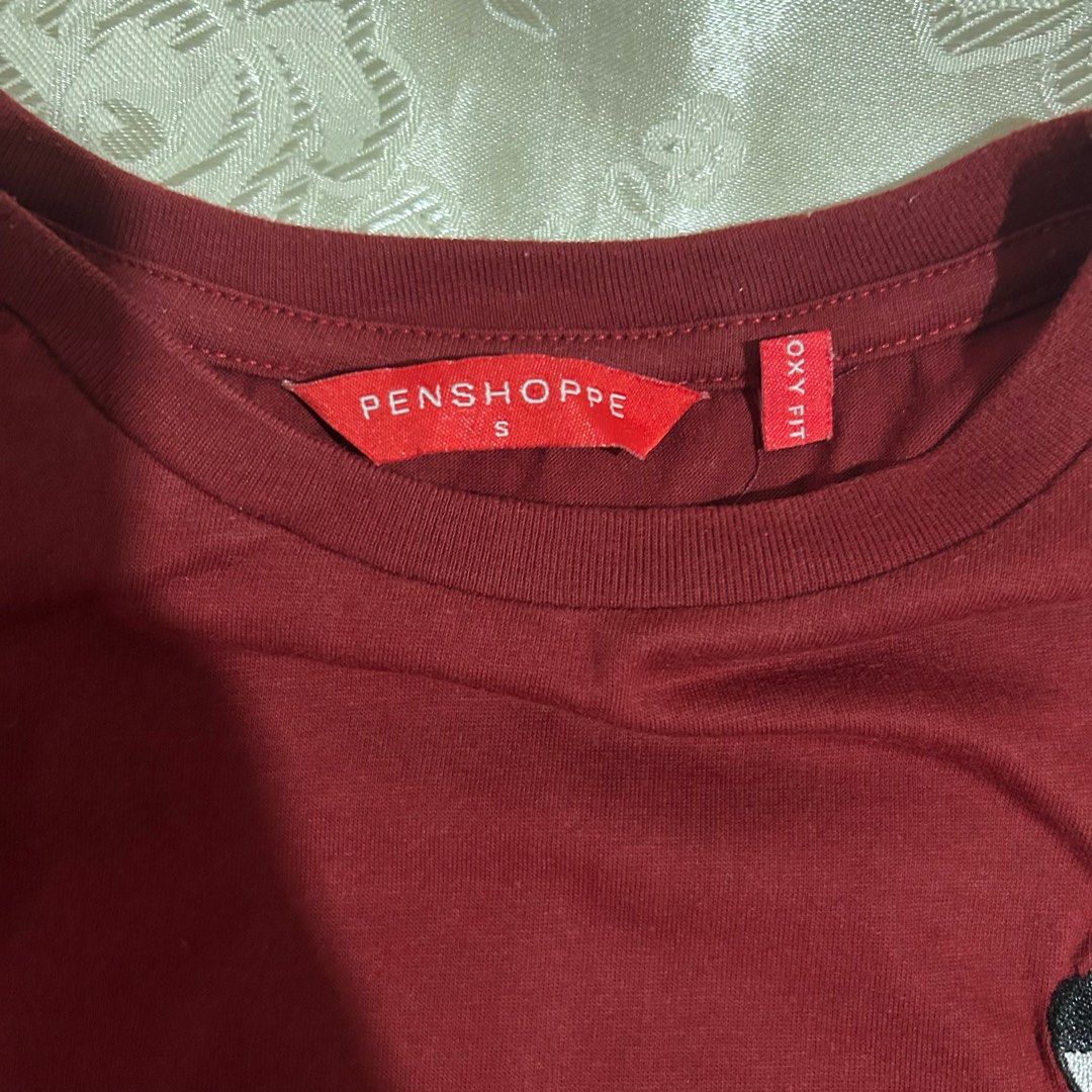 [PENSHOPPE] Dark Red Shirt (Category: Shirts) located in Manila. Submitted by hvscloset (Listing ID 1438531506, Image 3). Description: .