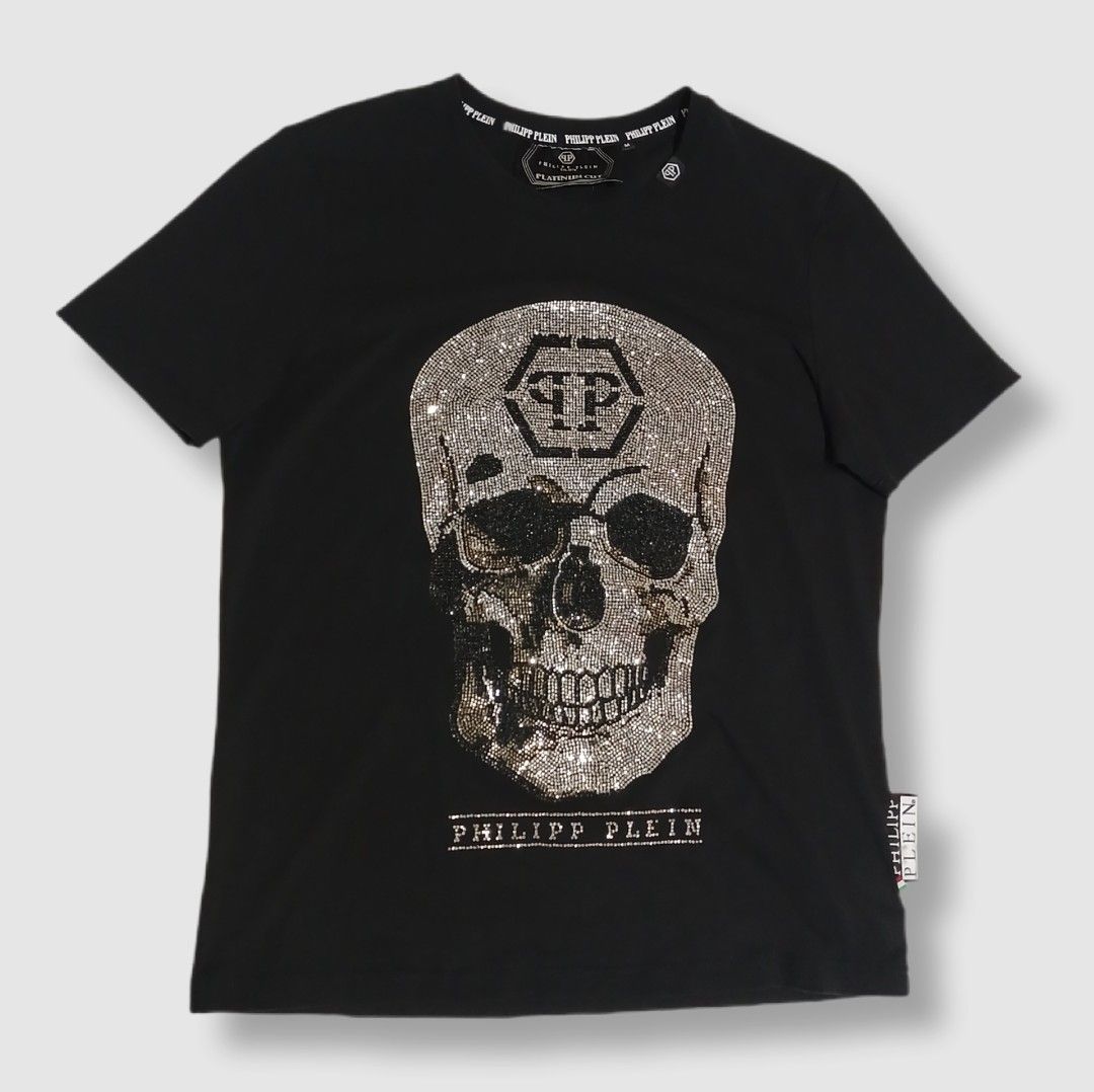PHILIPP PLEIN (Category: Tshirts & Polo Shirts ) located in Ozamiz City. Submitted by 2nd.sight (Listing ID 1438612206, Image 1). Description: size: medium w: 19 l: 25 excellent.