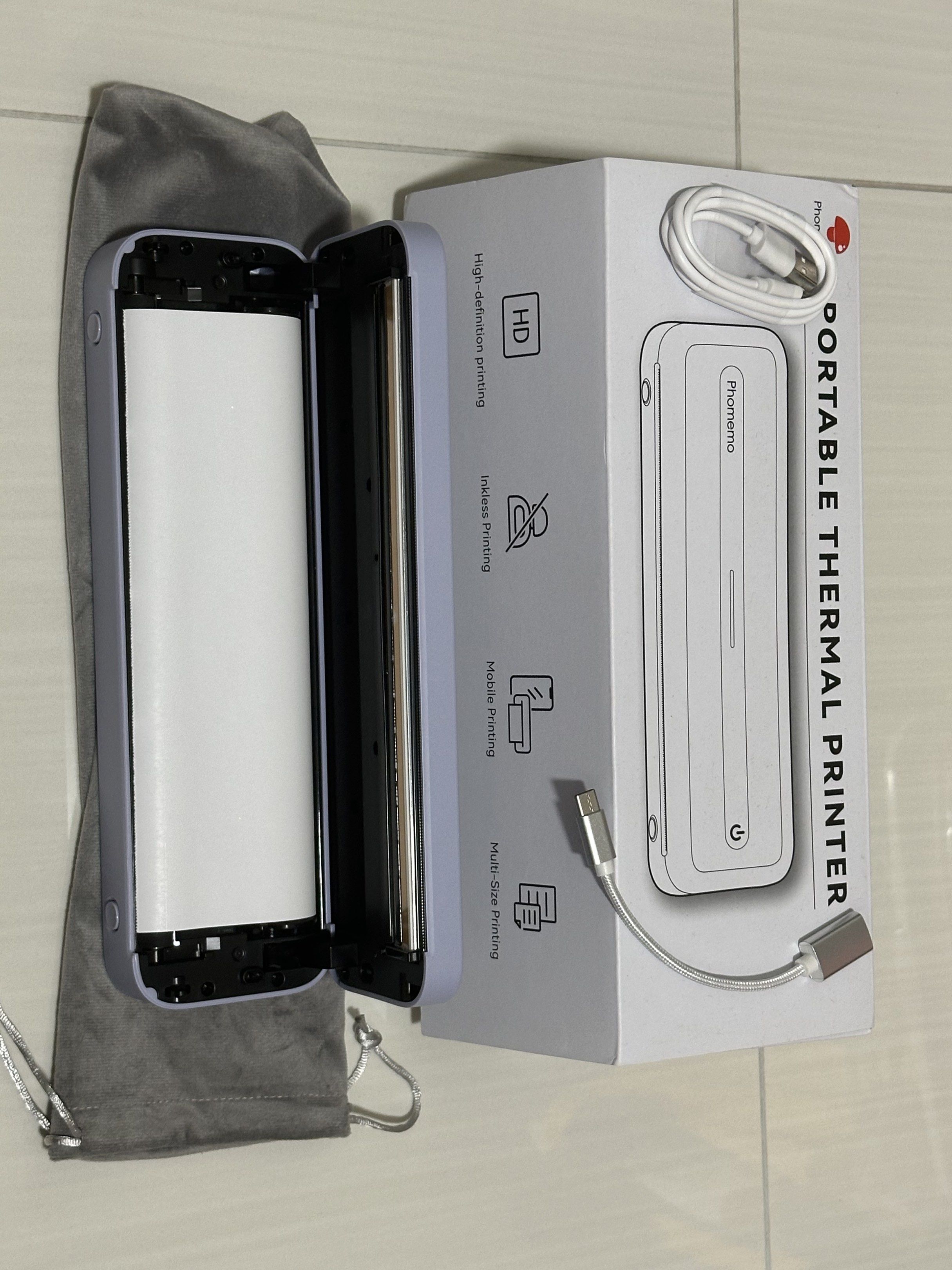 Phomemo M032 Portable Thermal Printer - Purple457389505166059521