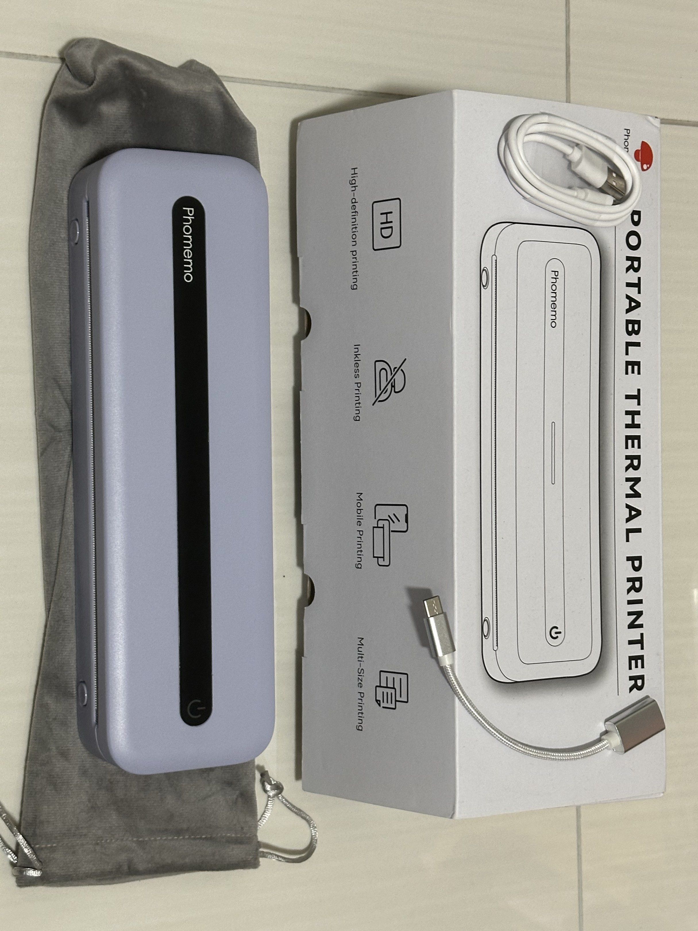 Phomemo M032 Portable Thermal Printer - Purple457389505166059520